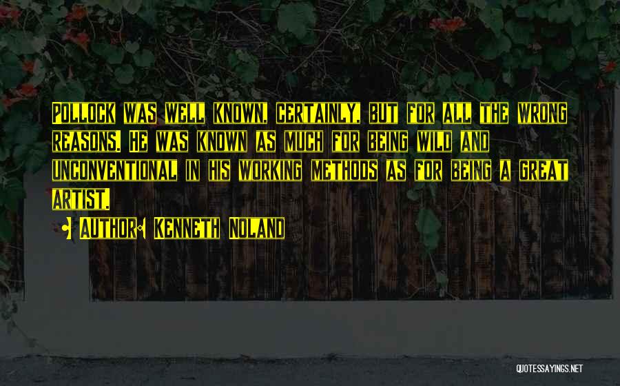 Pollock Quotes By Kenneth Noland