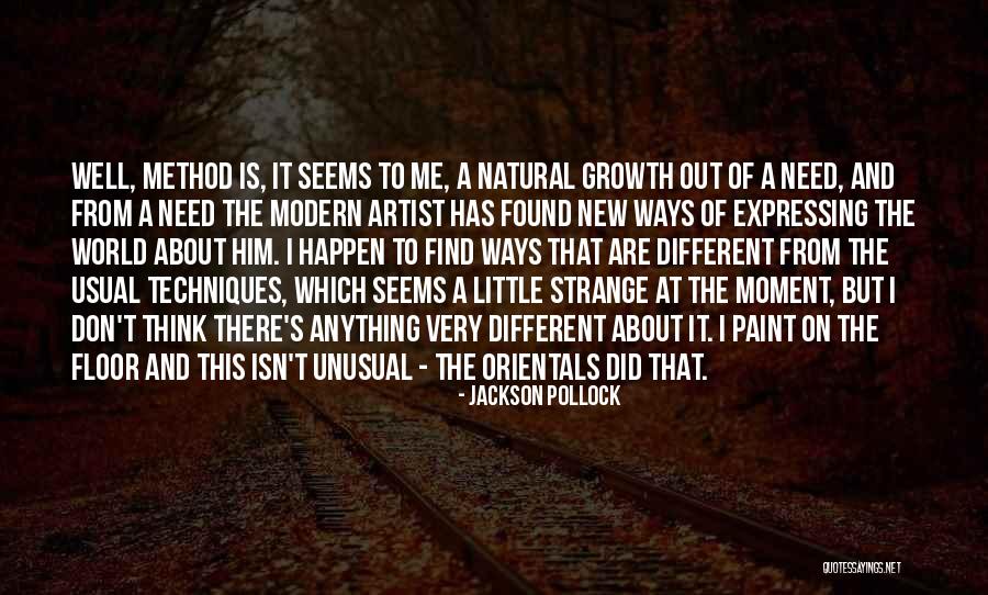 Pollock's Quotes By Jackson Pollock Pollock's Quotes By Jackson Pollock