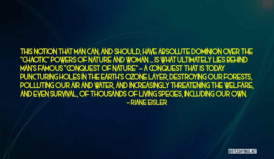 Polluting Water Quotes By Riane Eisler Polluting Water Quotes By Riane Eisler