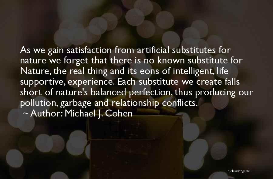 Pollution And Nature Quotes By Michael J. Cohen