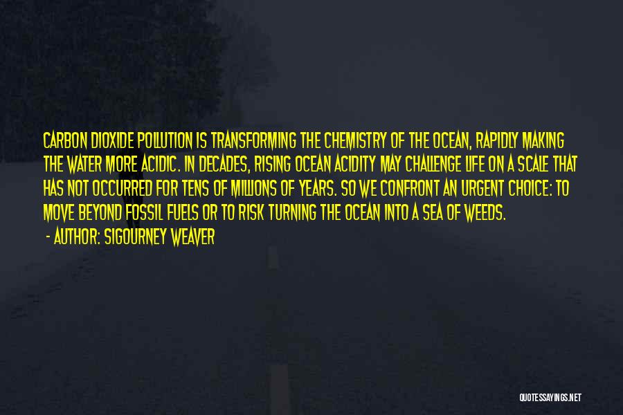 Pollution In The Ocean Quotes By Sigourney Weaver