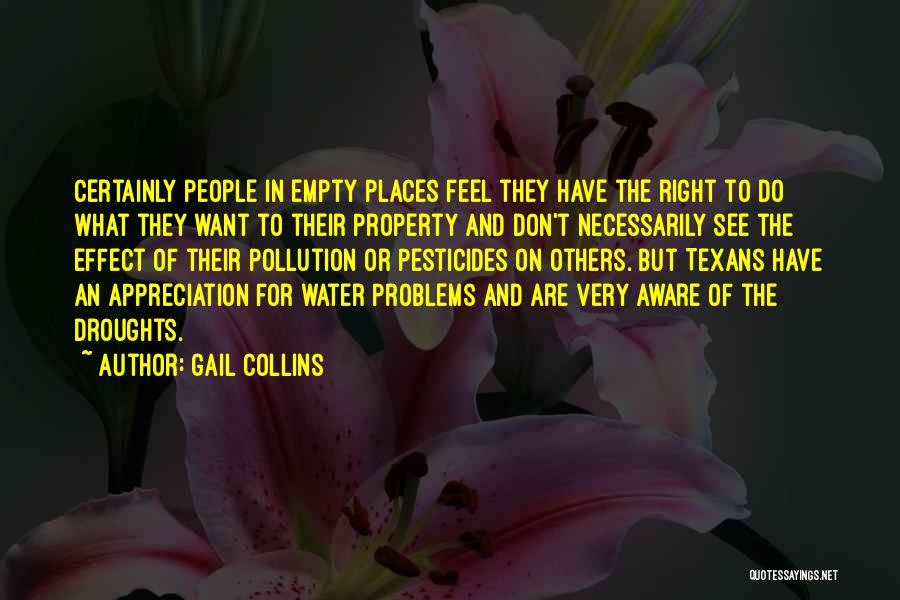 Pollution Of Water Quotes By Gail Collins