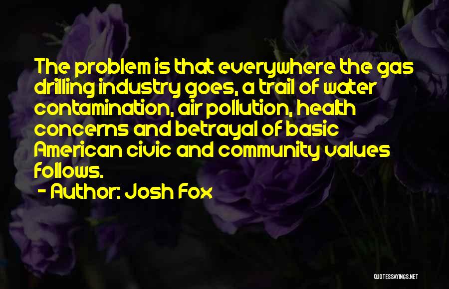 Pollution Of Water Quotes By Josh Fox