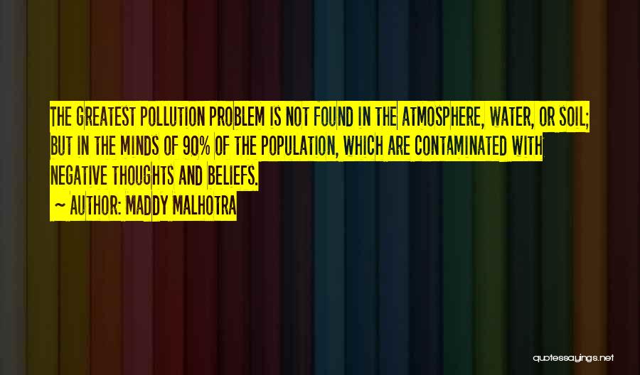 Pollution Of Water Quotes By Maddy Malhotra