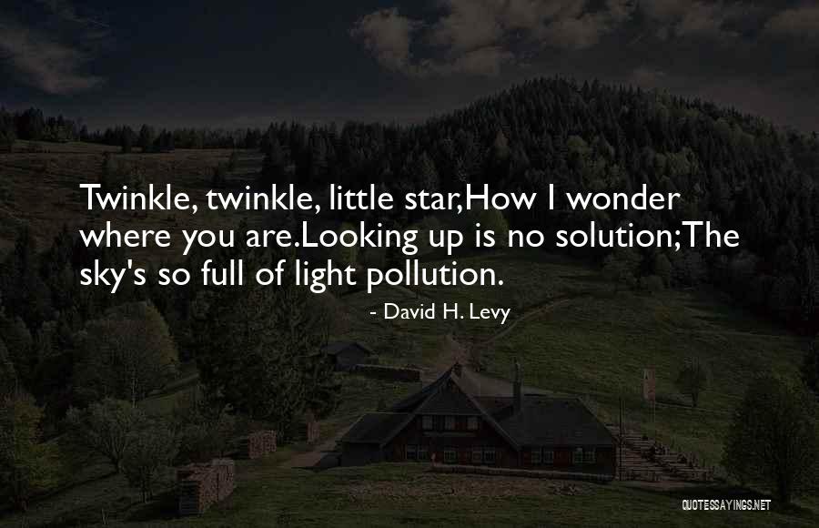 Pollution Quotes By David H. Levy