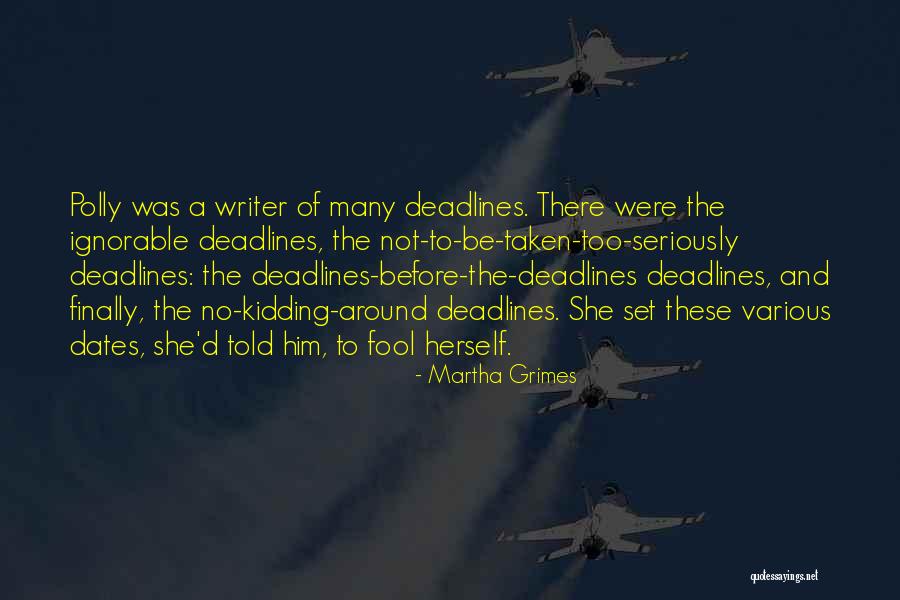 Polly Nor Quotes By Martha Grimes Polly Nor Quotes By Martha Grimes