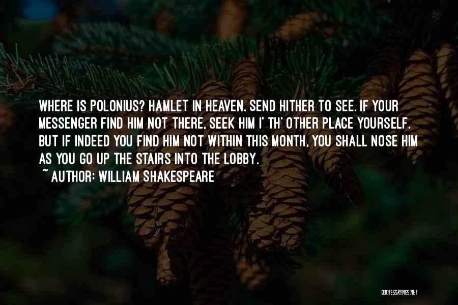 Polonius Death Quotes By William Shakespeare