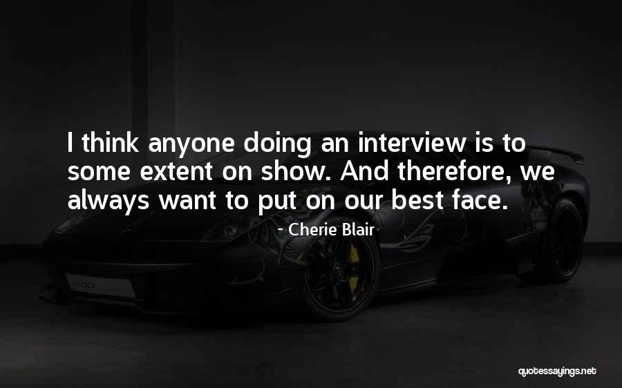 Polstereibedarf Quotes By Cherie Blair