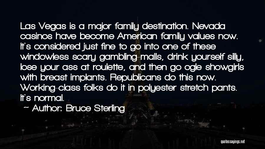 Polyester Quotes By Bruce Sterling
