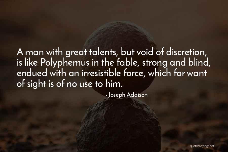 Polyphemus Quotes By Joseph Addison Polyphemus Quotes By Joseph Addison