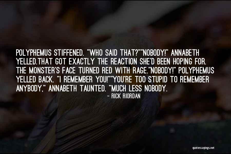 Polyphemus Quotes By Rick Riordan