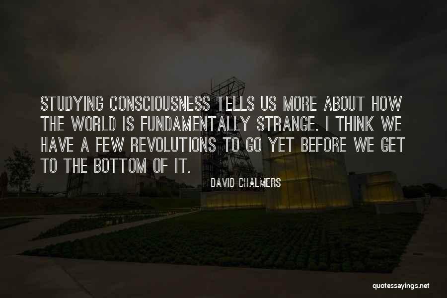 Pomerol Chateau Quotes By David Chalmers