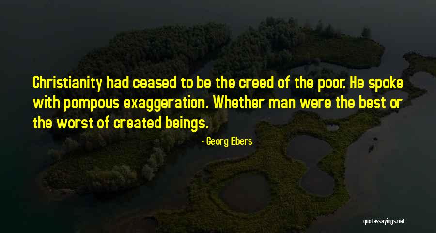 Pompous Man Quotes By Georg Ebers