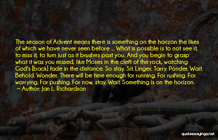 Ponder On Quotes By Jan L. Richardson