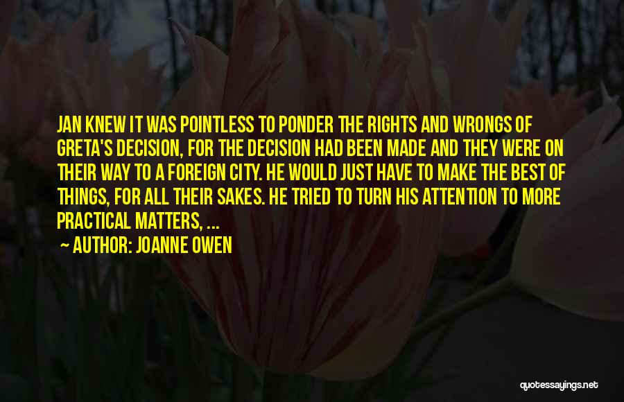 Ponder On Quotes By Joanne Owen