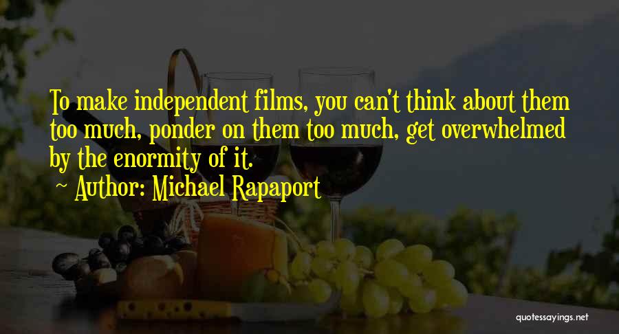 Ponder On Quotes By Michael Rapaport