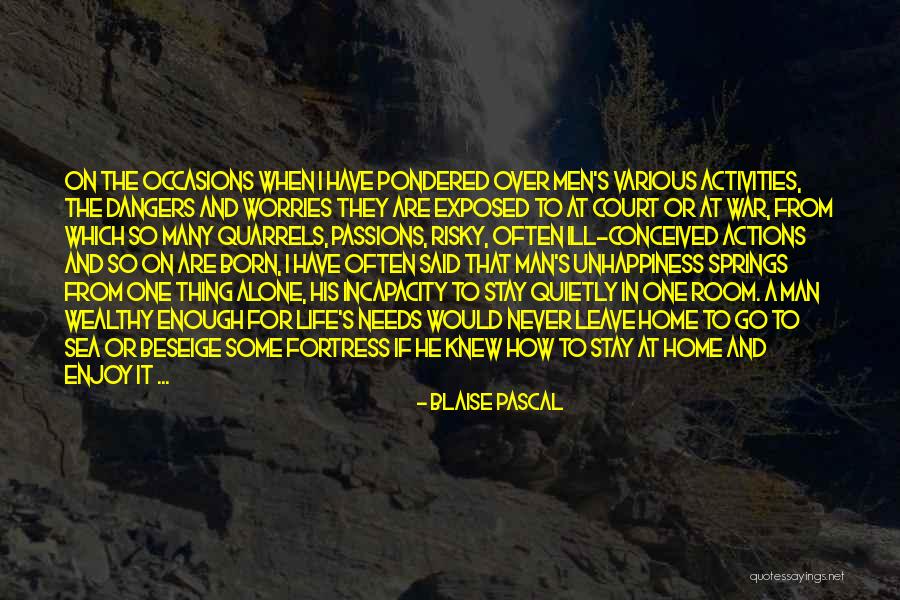 Pondered Life Quotes By Blaise Pascal Pondered Life Quotes By Blaise Pascal