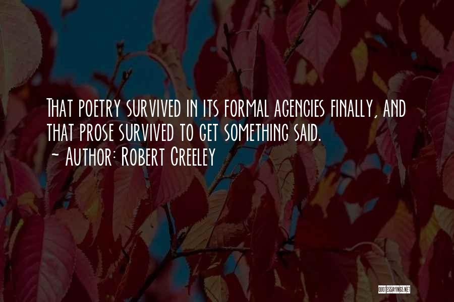 Ponderers Quotes By Robert Creeley