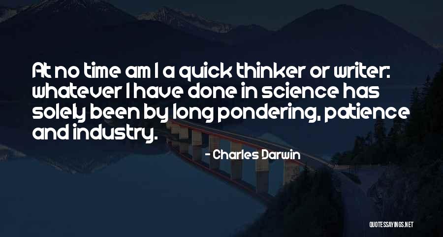 Pondering Quotes By Charles Darwin