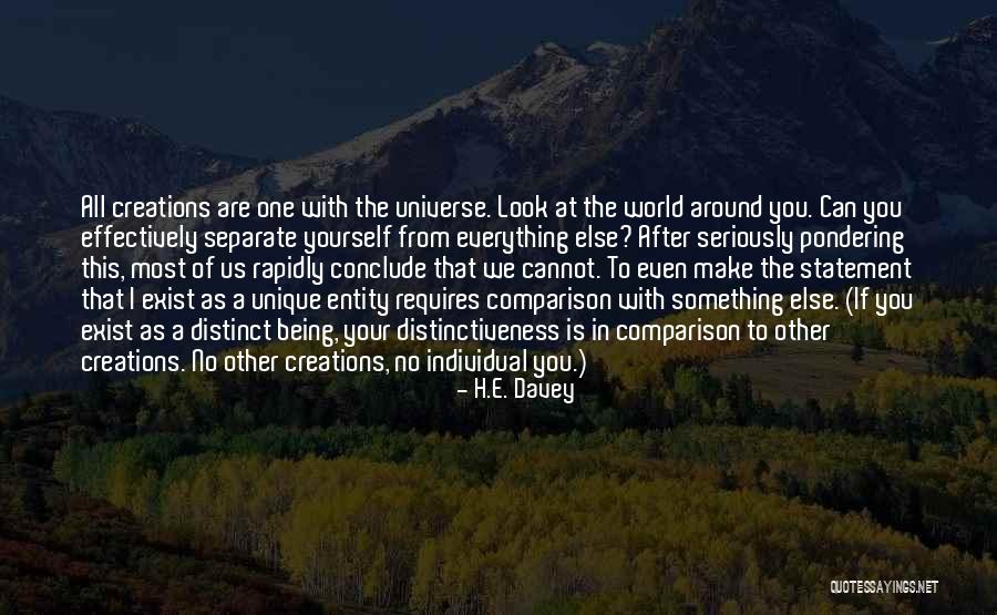 Pondering The Universe Quotes By H.E. Davey Pondering The Universe Quotes By H.E. Davey