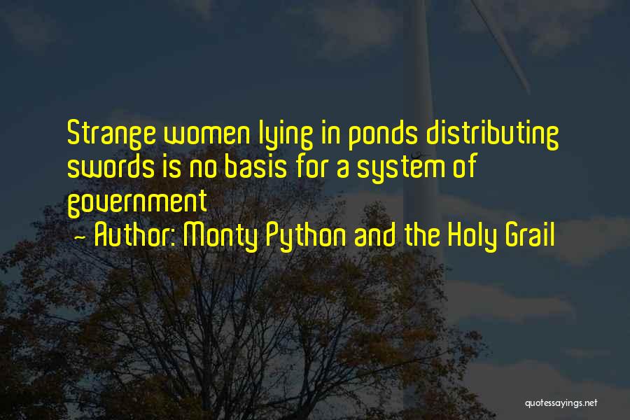 Ponds Quotes By Monty Python And The Holy Grail