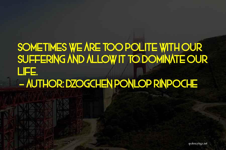 Ponlop Rinpoche Quotes By Dzogchen Ponlop Rinpoche