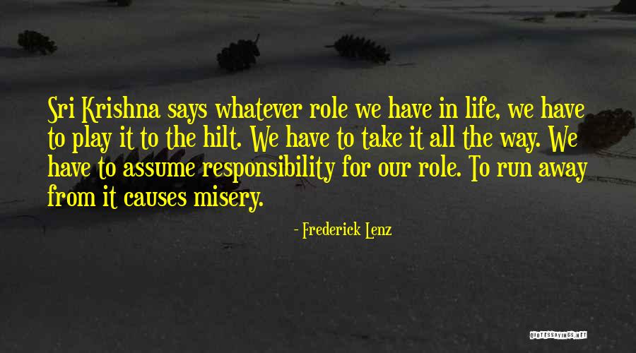 Ponner Quotes By Frederick Lenz