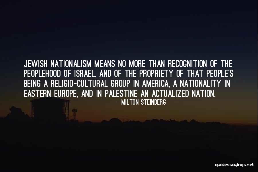 Ponosalon Quotes By Milton Steinberg Ponosalon Quotes By Milton Steinberg