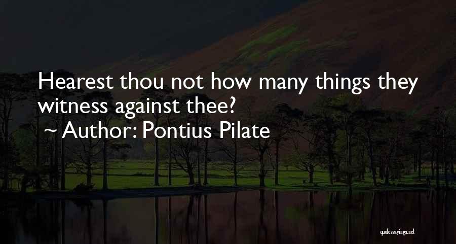 Pontius Pilate Quotes 2115045
