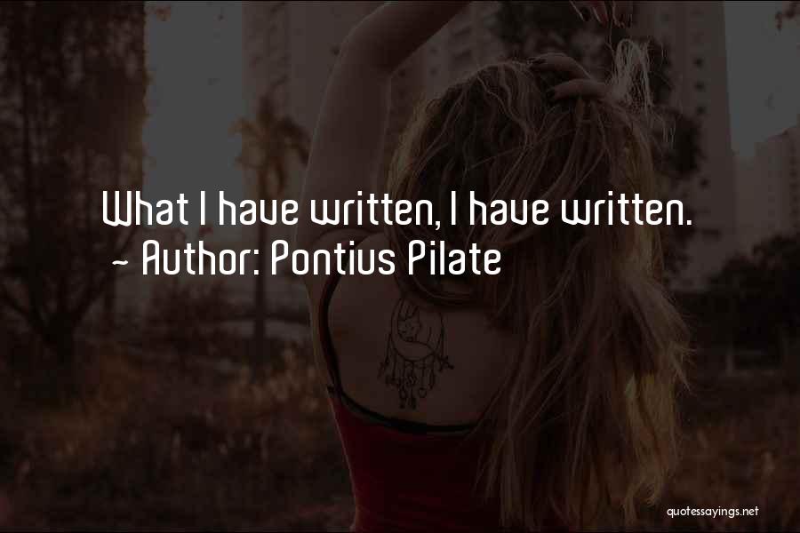 Pontius Pilate Quotes 835523