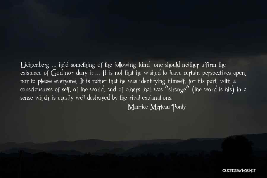 Ponty Quotes By Maurice Merleau Ponty