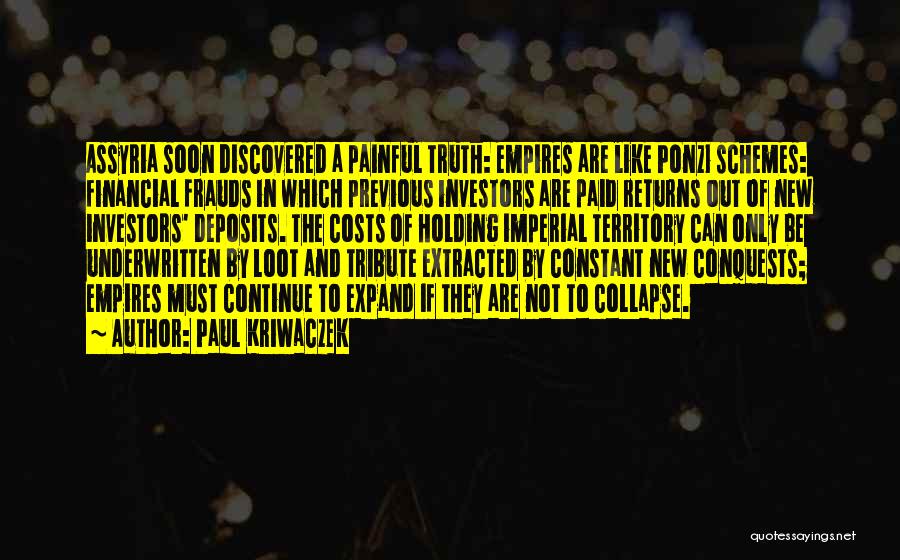 Ponzi Schemes Quotes By Paul Kriwaczek