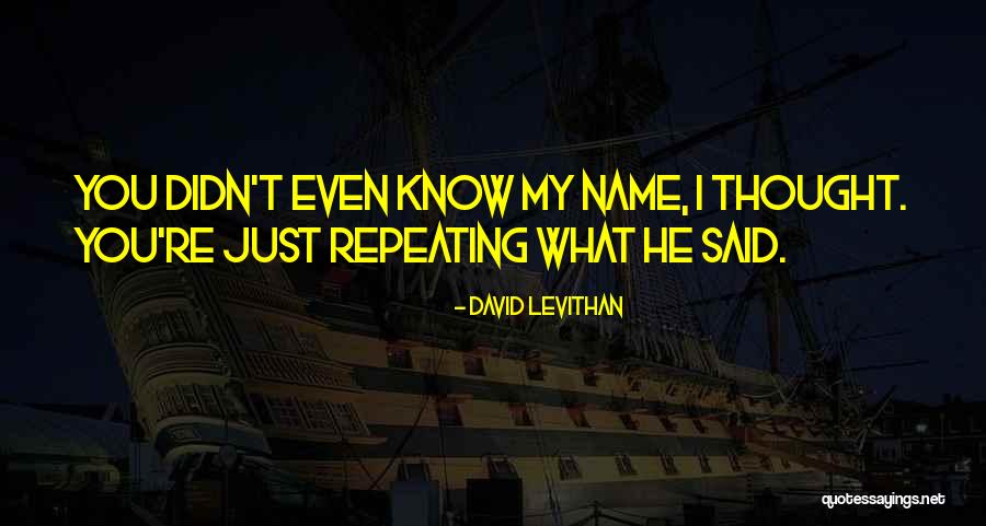 Ponziani Chess Quotes By David Levithan