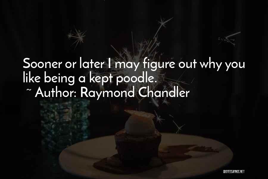 Poodle Quotes By Raymond Chandler