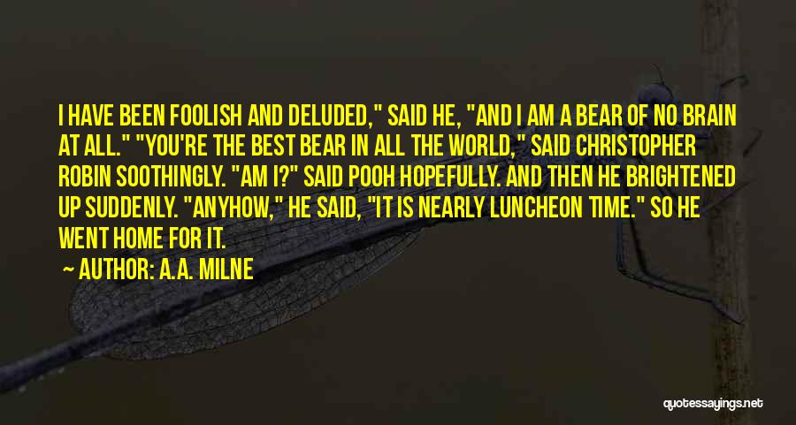 Pooh Bear Quotes By A.A. Milne