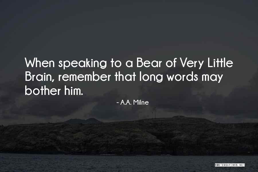 Pooh Bear Quotes By A.A. Milne