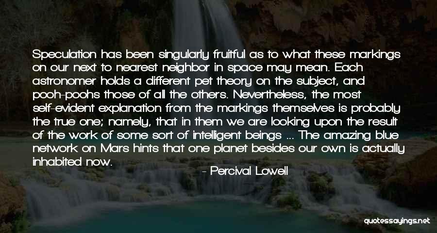Poohs Quotes By Percival Lowell Poohs Quotes By Percival Lowell