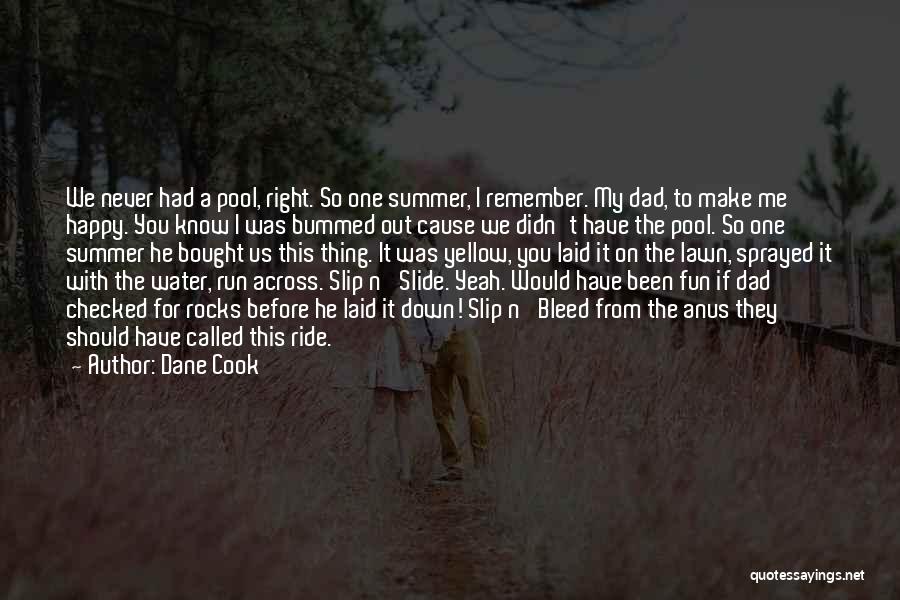 Pool And Summer Quotes By Dane Cook