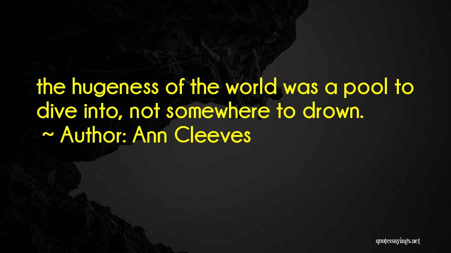 Pool Quotes By Ann Cleeves