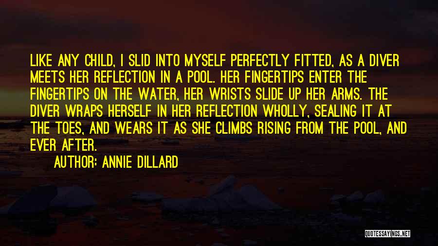 Pool Slide Quotes By Annie Dillard