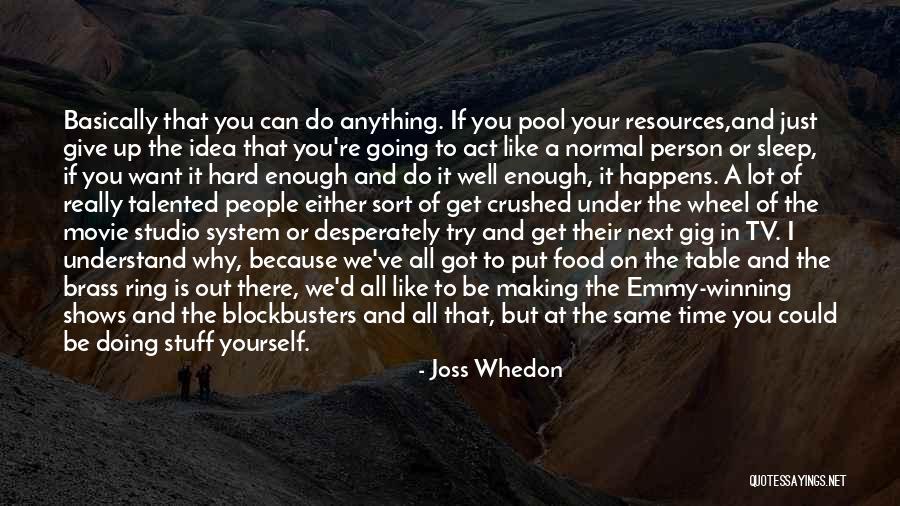 Pool Table Quotes By Joss Whedon