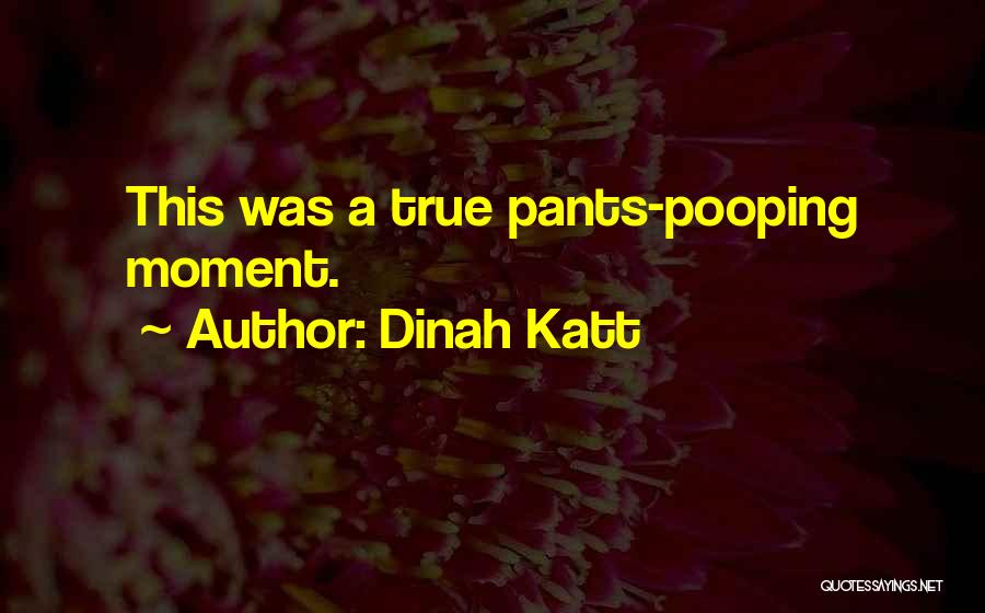 Pooping Yourself Quotes By Dinah Katt