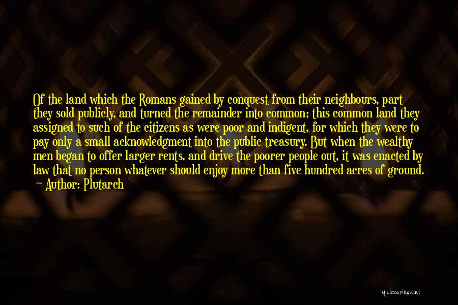 Poor And Wealthy Quotes By Plutarch