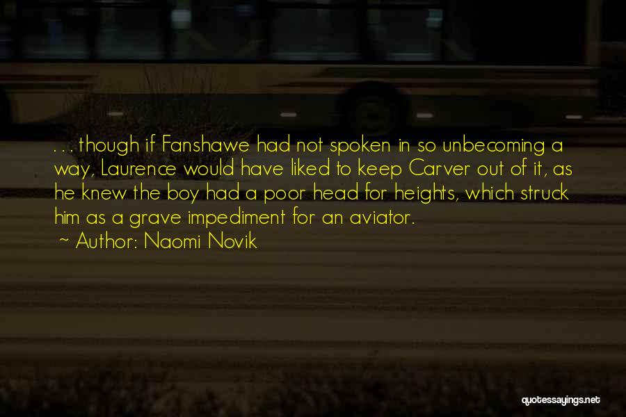 Poor Boy Quotes By Naomi Novik