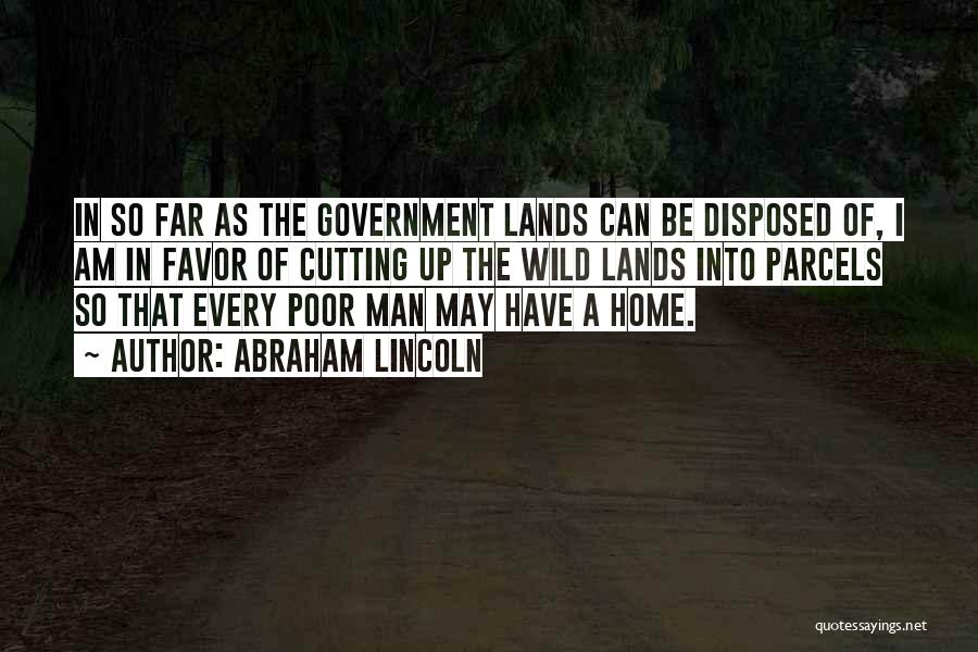 Poor Government Quotes By Abraham Lincoln