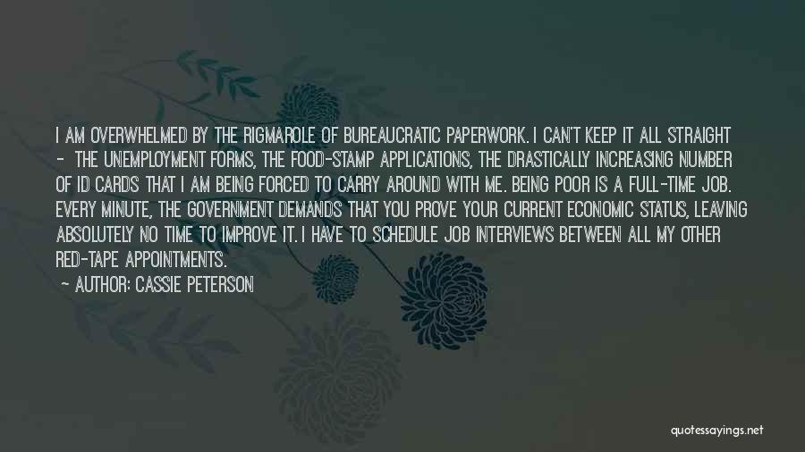 Poor Government Quotes By Cassie Peterson