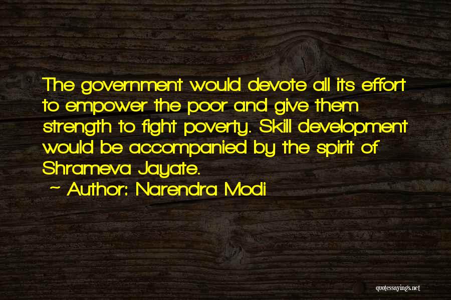 Poor Government Quotes By Narendra Modi