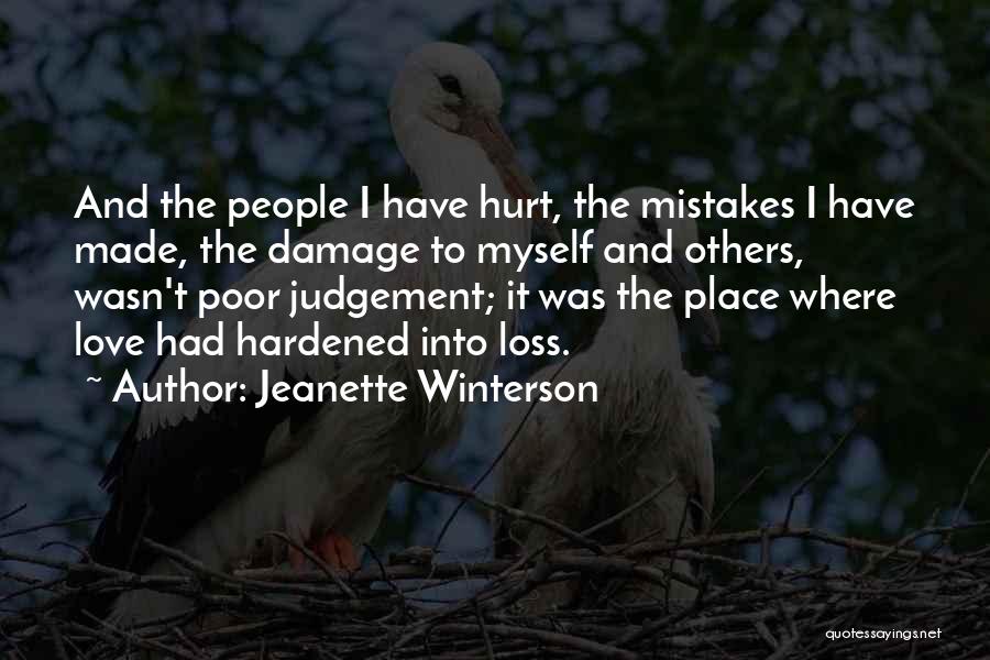 Poor Judgement Quotes By Jeanette Winterson