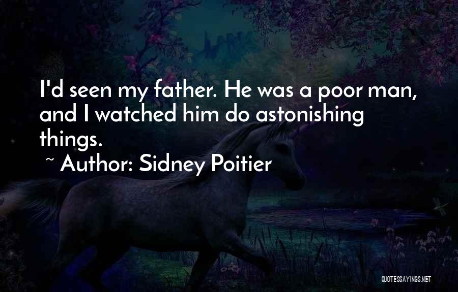 Poor Man Quotes By Sidney Poitier