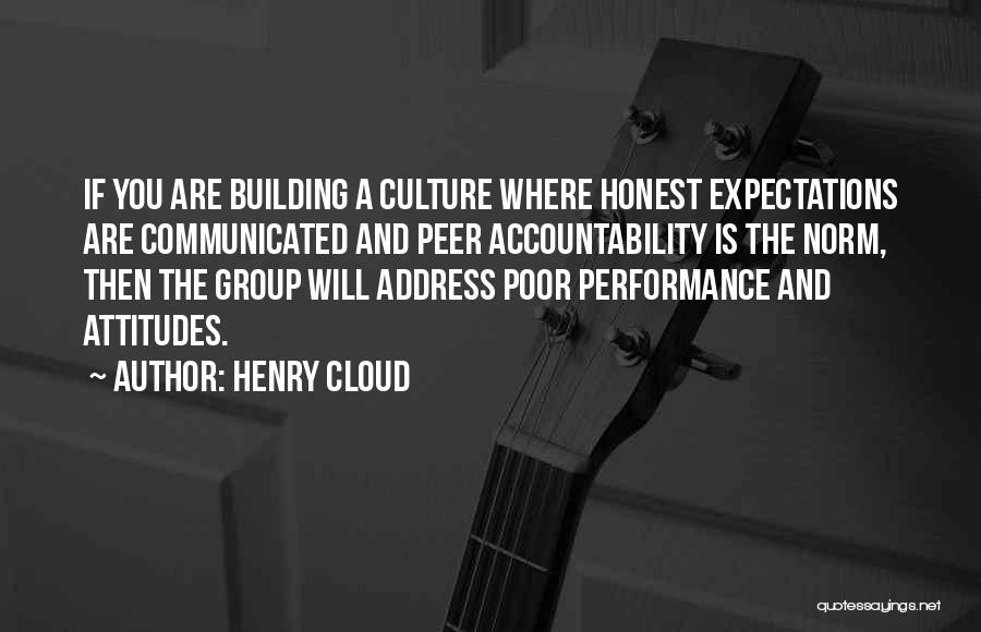 Poor Performance Quotes By Henry Cloud